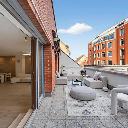 Skyline Penthouse With Jacuzzi And Huge Terrace Apartmán Budapešť