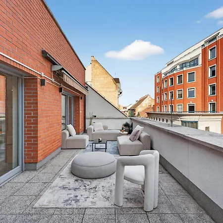 Lejlighed Skyline Penthouse With Jacuzzi And Huge Terrace Budapest